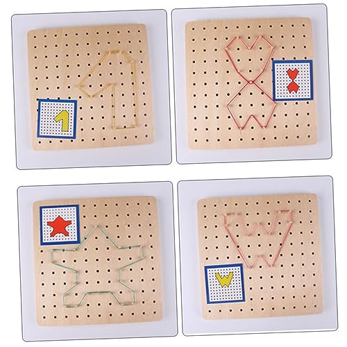 NAMOARLY Nagelplatte Spielzeug Lehrmittel Bambus Intelligent von NAMOARLY