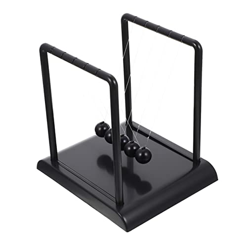 NAMOARLY Einzigartige Schwarze Cradle Fidgets Wissenschaft Pendel Ornament Büro Home Decor Cradle Swing Perlen von NAMOARLY