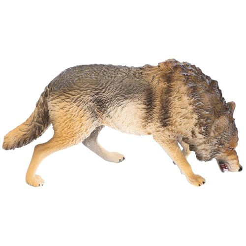 NAMOARLY Nordamerikanisches Braunes Wolfsmodell Klein Tiere Menschen Figur Geschichte Rennmaus Plüsch Wild Scheune Wolf Dekoration Tisch Wolf Light Brown Abs NAMOARLY Nordamerikanisches Braunes Wolfsmodell Klein Tiere Menschen Figur Geschichte Rennmaus Plüsch Wild Scheune Wolf Dekoration Tisch Wolf Light Brown Abs von NAMOARLY