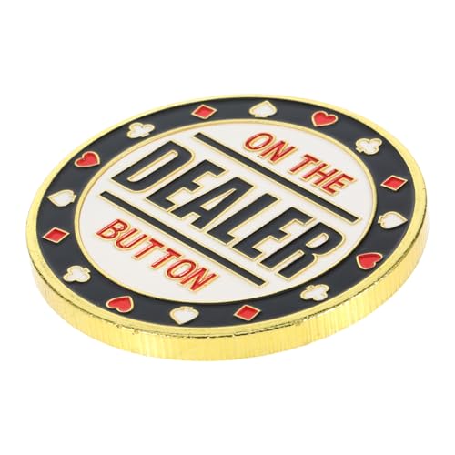 NAMOARLY Poker-Taste Metall Poker Marker Glatte Spiel Chips Sicher Komfortable Touch von NAMOARLY