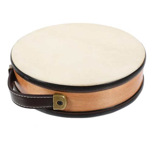 NAMOARLY Handshake-Tamburin – Kindertrommeln – Musikinstrumente Baby – Handtrommel-Spielzeug – Party-Musikinstrument – ​​schlaginstrument Aus Massivholz von NAMOARLY