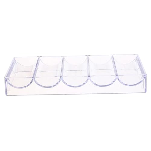NAMOARLY Poker Chips Transparente Chips Container Für 100 Pokerchips Stapelbare Chips Box Ohne Deckel Ideale ösung Zur Organisation Von Pokerzubehör von NAMOARLY
