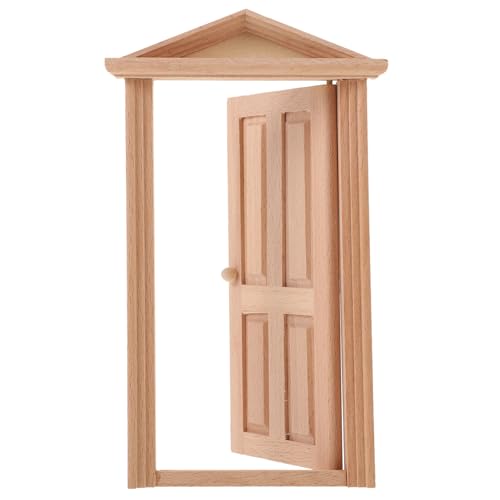 NAMOARLY Puppenhaus-Mini-Holztür-Modellzubehör DIY-Miniaturmodell winziges Haustürmodell Holztüren zum Selbermachen Mini-Verzierung Holzhandwerk dekoratives Puppentürmodell Modell aus Holz NAMOARLY Puppenhaus-Mini-Holztür-Modellzubehör DIY-Miniaturmodell winziges Haustürmodell Holztüren zum Selbermachen Mini-Verzierung Holzhandwerk dekoratives Puppentürmodell Modell aus Holz von NAMOARLY