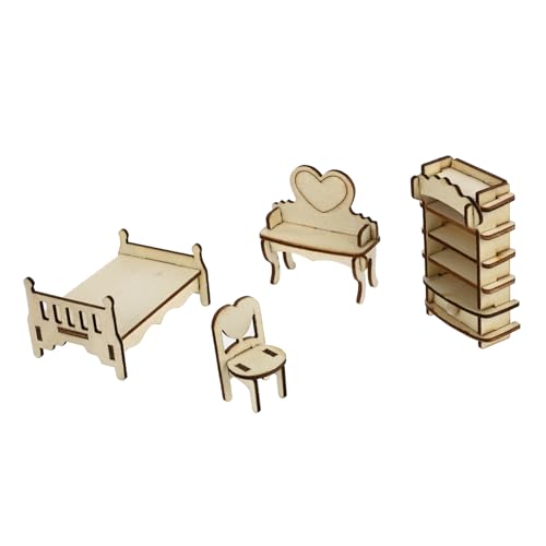 NAMOARLY Puppenhaus Schlafzimmer Aus Miniaturmöbel Für Puppenhaus Schlafzimmermöbel Für Kreative Rollenspiele Für Ab Jahren NAMOARLY Puppenhaus Schlafzimmer Aus Miniaturmöbel Für Puppenhaus Schlafzimmermöbel Für Kreative Rollenspiele Für Ab Jahren von NAMOARLY