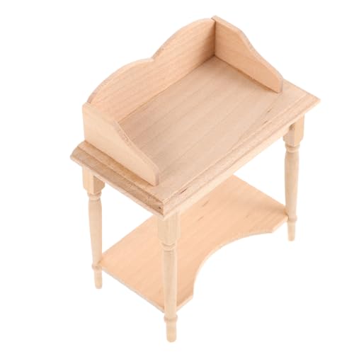 NAMOARLY Puppenhaus-schminktisch-zubehör Miniatur-Schreibtisch Im Mini-maßstab Aus Holz Für Sammler Und Dekorationsliebhaber NAMOARLY Puppenhaus-schminktisch-zubehör Miniatur-Schreibtisch Im Mini-maßstab Aus Holz Für Sammler Und Dekorationsliebhaber von NAMOARLY