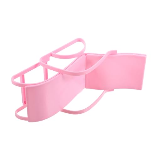 NAMOARLY Puppenstrandkorb strandstuhl mini strandstuhl -Strandstuhl Kleiner Strandstuhl Puppenhaus Sandkasten Miniatur Kindermöbel Strandkorbspielzeug Plastik Rosa von NAMOARLY