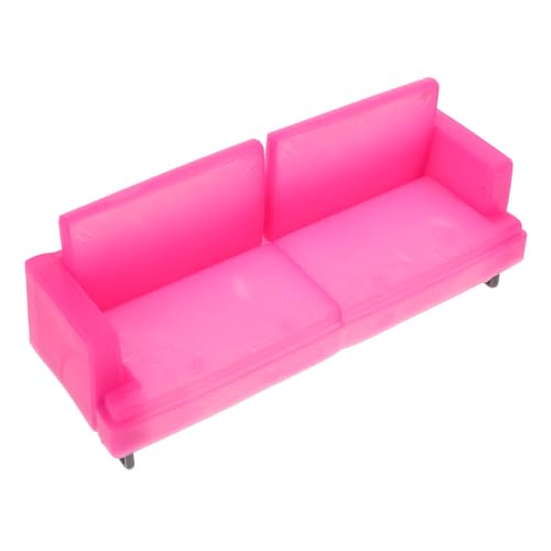NAMOARLY Puppenstubencouch Dekoratives Vintage Sofa Modell Für Puppenhaus Wohnzimmerdekoration Luxuriöses Sofa Für Kreative Spielwelten von NAMOARLY