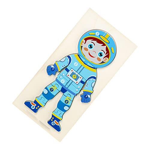 NAMOARLY Puzzle Für Jahren Montessori Lernspielzeug Interaktives Puzzle Mit Astronauten Thema Fördert Kreativität Und Konzentration Für Intellektuelles Familie von NAMOARLY
