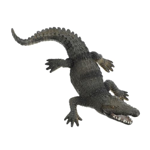 NAMOARLY Realistisches Krokodil Modell Aus Simuliertes Krokodil Künstliches Tiermodell Für Lernspielzeug Zur Sensibilisierung Für Reptilien Lang von NAMOARLY