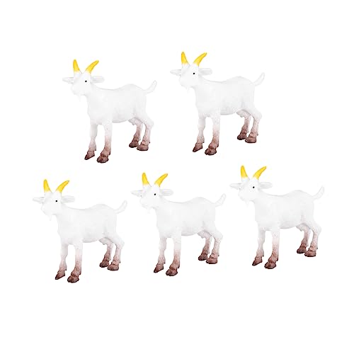 NAMOARLY Realistisches Ziegenset 5-teiliges PVC-simulationsspielzeug Für Ziegen Und Lamme Entzückendes Für Zuhause NAMOARLY Realistisches Ziegenset 5-teiliges PVC-simulationsspielzeug Für Ziegen Und Lamme Entzückendes Für Zuhause von NAMOARLY