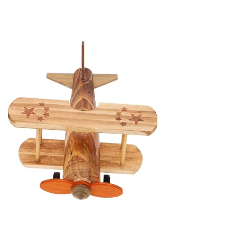 NAMOARLY Retro Holz Flugzeug Modell Vintage Dekoration für Wohnzimmer Büro Langlebiges Flugzeug Ornament aus Holz Einzigartiges Design für Nostalgische NAMOARLY Retro Holz Flugzeug Modell Vintage Dekoration für Wohnzimmer Büro Langlebiges Flugzeug Ornament aus Holz Einzigartiges Design für Nostalgische von NAMOARLY