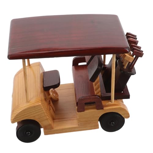 NAMOARLY Retro-automodell Aus Holz: Antikes Fahrzeug-Ornament, Handgefertigte -skulptur, Heimdekoration Für Das Schreibtisch-bücherregal von NAMOARLY
