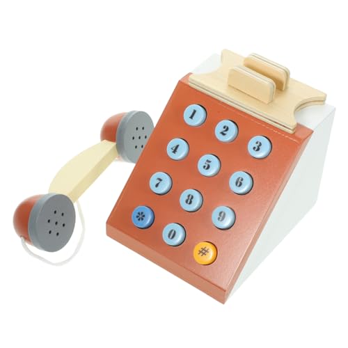 NAMOARLY Retro-telefonspielzeug Für Babyspielzeug Spielmatte Fernbedienung Kleinkindspielzeug Handy Tablette Klapphandy Simuliertes Wähltelefon Hölzern NAMOARLY Retro-telefonspielzeug Für Babyspielzeug Spielmatte Fernbedienung Kleinkindspielzeug Handy Tablette Klapphandy Simuliertes Wähltelefon Hölzern von NAMOARLY