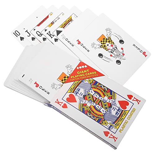 NAMOARLY Große Spielkarten Jumbo-pokerkarten-Set Tragbar Leicht Ideal Für Jungen Und Mädchen Erwachsene von NAMOARLY