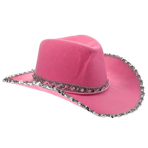 NAMOARLY Cowgirl-hüte Hutkrempe Western-kostüm-zubehör Für Party NAMOARLY Cowgirl-hüte Hutkrempe Western-kostüm-zubehör Für Party von NAMOARLY