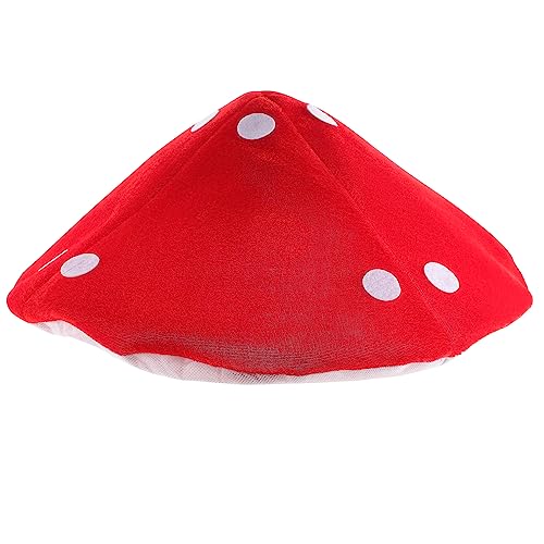 NAMOARLY Roter Pilzhut für Lustige Kopfbedeckung für Cosplay und Partys Elastischer Hut für Halloween und Festlichkeiten Komfortabel und zu Tragen NAMOARLY Roter Pilzhut für Lustige Kopfbedeckung für Cosplay und Partys Elastischer Hut für Halloween und Festlichkeiten Komfortabel und zu Tragen von NAMOARLY