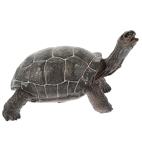 NAMOARLY Schildkröten-simulationsfiguren Schildkröten-simulationsmodell Simulation Tierfigur Kleine Schildkrötenfiguren Kleine Schildkrötenstatue Grey Mit Gummi Gefüllte Baumwolle von NAMOARLY