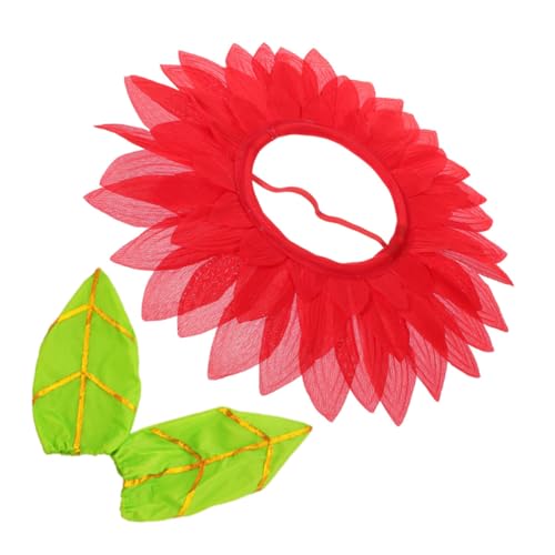NAMOARLY Sonnenblumen Kopfbedeckung Für Lustiger Hut Blumenform Cosplay Zubehör Für Halloween Und Partys Neuheit Für Kreative von NAMOARLY