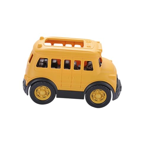NAMOARLY Spielzeugauto Für Kinder Schulwagen Schulbus Zurück Hinterwagen Für Kinder Spielzeug Für Das Hintere Auto Kinderauto Spielzeug Schulbus-Modell Hinterer LKW Krankenwagen Abs Klein von NAMOARLY