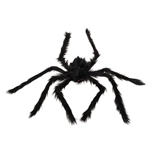 NAMOARLY Spukhaus-Requisite Spielzeug Für Draußen Plüsch Spinne Spielzeug Gruselige Plüschspinne Riesige Spinne Gefälschte Spinnendekorationen Haarige Spinnen Plüschia Halloween Plüschtier von NAMOARLY