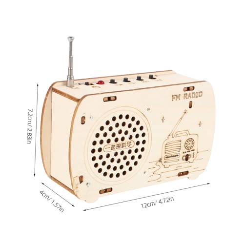 NAMOARLY Stem Holz Radio Bausatz für DIY Wissenschaftliches Experiment Lernspielzeug zur Elektronikmontage Pädagogisches Bastelkit für Junge und Wissenschaftsinteressierte NAMOARLY Stem Holz Radio Bausatz für DIY Wissenschaftliches Experiment Lernspielzeug zur Elektronikmontage Pädagogisches Bastelkit für Junge und Wissenschaftsinteressierte von NAMOARLY