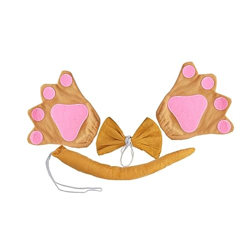 NAMOARLY Teiliges Cosplay Tierkostüm Set Ox Kopfband mit und Schleife Verstellbar Langlebig für Fasching Karneval Geburtstagsfeiern und Kostümpartys von NAMOARLY