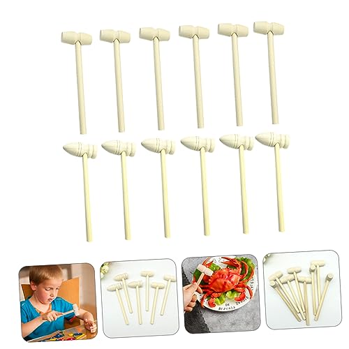 NAMOARLY Teiliges Mini Holzhammer aus Massivem Naturholz Robust und Langlebig Vielseitig Einsetzbar als Seafood Krakenhammer DIY Kinderwerkzeug und Bastelzubehör für Familien und NAMOARLY Teiliges Mini Holzhammer aus Massivem Naturholz Robust und Langlebig Vielseitig Einsetzbar als Seafood Krakenhammer DIY Kinderwerkzeug und Bastelzubehör für Familien und von NAMOARLY