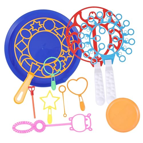 NAMOARLY Teiliges Set Blasenmacher Für Kreative Blasenringe Und Blaswerkzeug Blasenplatte Für Unvergesslichen Spielspaß Im Freien Ideales Kinderspielzeug Für Partys von NAMOARLY