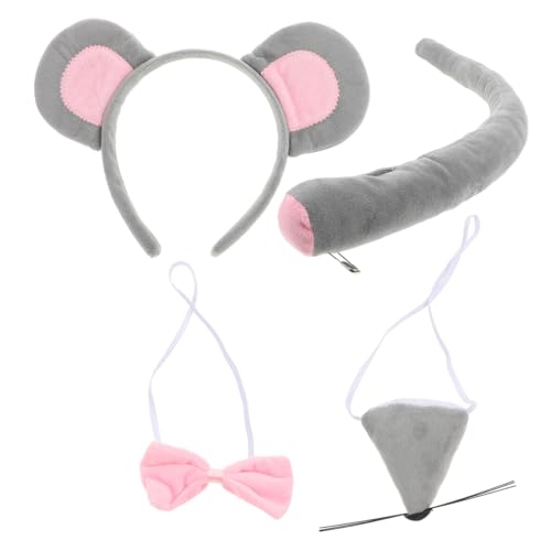 NAMOARLY Kostümset Für Mäuse Glatte Bequeme Ohren Stirnband-set Für Jungen Und Mädchen Halloween Cosplay-zubehör NAMOARLY Kostümset Für Mäuse Glatte Bequeme Ohren Stirnband-set Für Jungen Und Mädchen Halloween Cosplay-zubehör von NAMOARLY