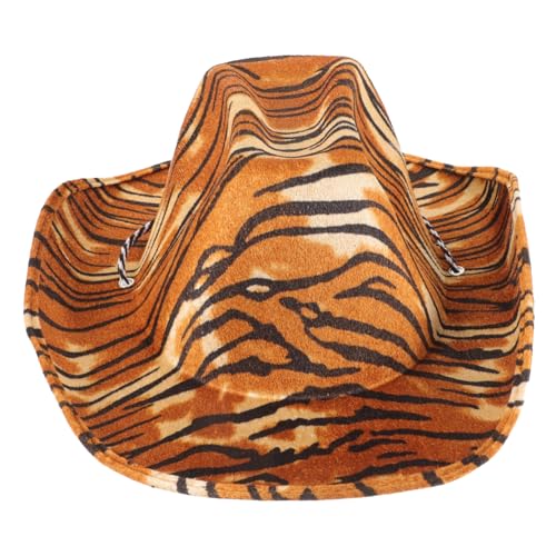 NAMOARLY Tiger Cowboyhut Männliches Tigerkostüm Cowgirlhut Mit Tigerdruck Glitzer Paillettenhut Hut Mit Tigerdruck Cowboyhüte Cowgirlhüte Tierhut Hut Mit Tigerdruck Kinderhut NAMOARLY Tiger Cowboyhut Männliches Tigerkostüm Cowgirlhut Mit Tigerdruck Glitzer Paillettenhut Hut Mit Tigerdruck Cowboyhüte Cowgirlhüte Tierhut Hut Mit Tigerdruck Kinderhut von NAMOARLY