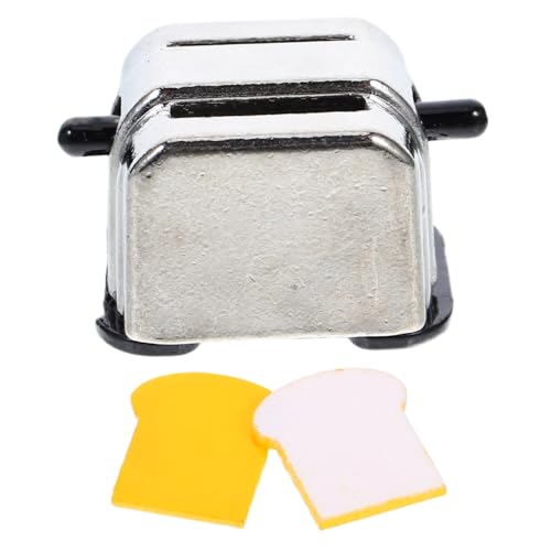 NAMOARLY Toaster Modellspielzeug Für Puppenhaus Detailgetreue Brotbackautomat Nachbildung Mit Broten Zinklegierung Dekoration Für Mikro Und Fotografie Requisiten NAMOARLY Toaster Modellspielzeug Für Puppenhaus Detailgetreue Brotbackautomat Nachbildung Mit Broten Zinklegierung Dekoration Für Mikro Und Fotografie Requisiten von NAMOARLY
