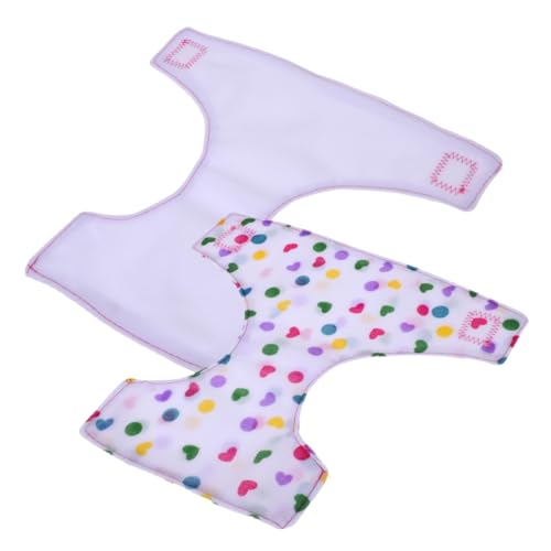 NAMOARLY Verstellbare Puppenunterhosen Aus Stoff Für ädchen Wiederverwendbare Babypuppenwindeln Für Puppenbekleidung Und Puppenzubehör von NAMOARLY
