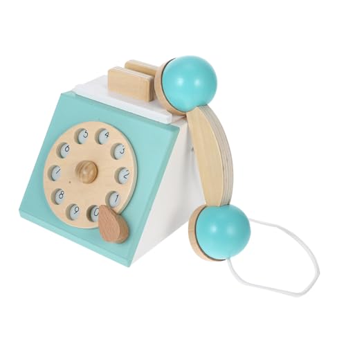 NAMOARLY Kompatibles Telefonspielzeug Aus Holz Für Jungen Und Mädchen Früherziehungsspielzeug Realistisches Design von NAMOARLY