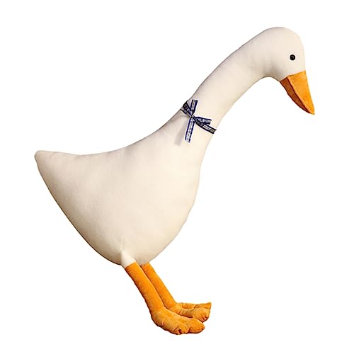 NAMOARLY große weiße Gänsepuppe Gans Stofftier Plüschtiere gefüllte Gans für kinderspielzeug Children Toys kinderknallzeug Plüschspielzeug tierisches PP Baumwolle von NAMOARLY