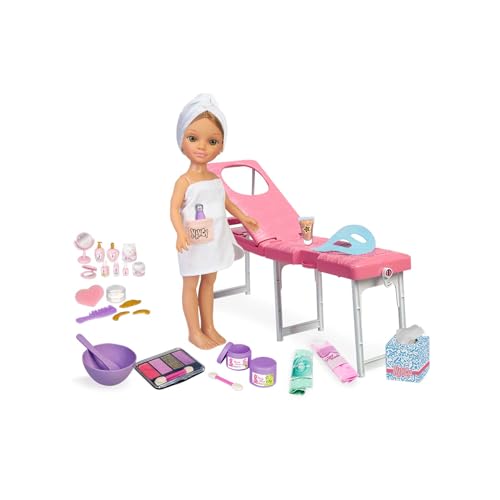 NANCY - A Day Spa, Puppe Handtuch und Liege Spa, Einrichtungen für die Herstellung von Masken, Glitter Make-up und Beauty-Accessoires für Kinder ab 3 Jahren Famosa, (700016639) von NANCY