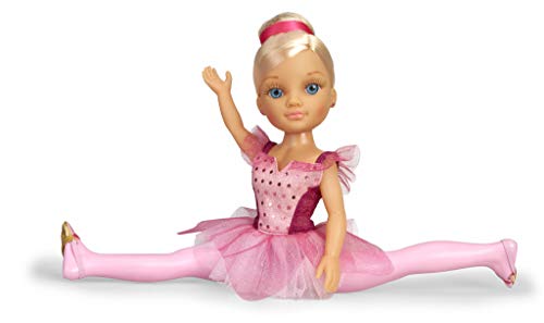 Nancy - 42 cm große Ballerina-Puppe, Blondes Haar und rosa Tutu, für Mädchen und Jungen ab 3 Jahren (Famosa 700015543) von NANCY