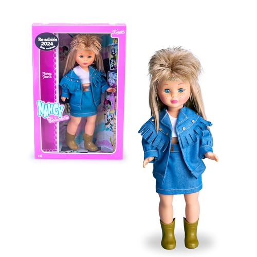 Nancy Jean's Kollektion, Blonde Puppe, Neuauflage von 1989, mit Cowboy-Set und Stiefeln, Puppe für Sammler mit offiziellem Zertifikat, berühmt (NAC64000) von NANCY