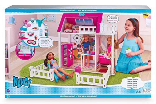 Nancy - Sweet Home, Nancy Haus Puppen mit Zubehör, für Jungen und Mädchen ab 3 Jahren, Mehrfarbig (Famosa 700015130) von NANCY