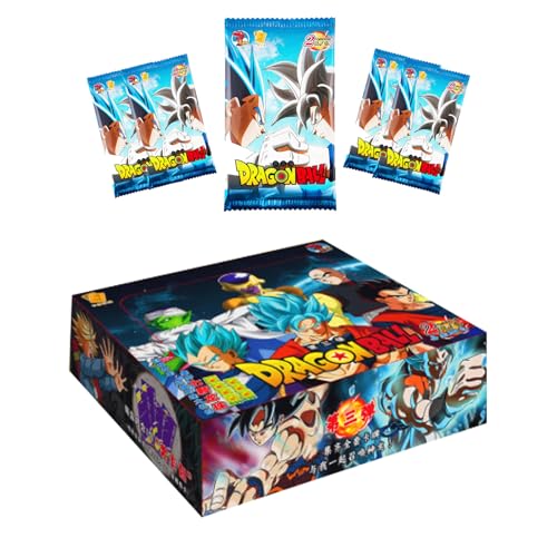 Dragon Ball – Anime-Karten, 150 Dragon Ball Cards,Dragon Ball-Sammlerkarte, Limitierte Sammelkarten,Brettspielkarten, TCG CCG-Sammelkartenspielbox. (Ganze Schachtel – 30 Packungen) von NANDEZ