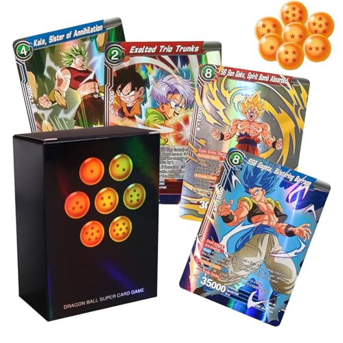 Dragon Ball Cards, 100 Dragon Ball-Sammlerkarte, Dragon Ball Anime-Karten, Brettspielkarten, TCG CCG-Sammelkartenspielbox,Geeignet für Dragon Ball-Fans, Teenager und Kartensammler. von NANDEZ