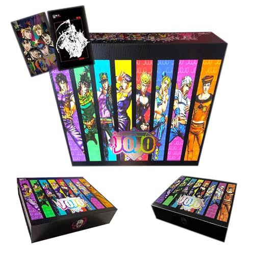 JoJo's Bizarre Adventure – Anime-Karten, JJBA-Sammelkarten, Goldmünzen-Buchkarten, Limitierte Sammelkarten PR, ZR, CP, UR, Kartenspiele, TCG CCG-Sammelkartenspielbox (37 Karten). von NANDEZ