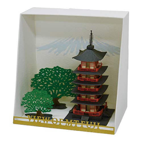 NANOBLOCK 26042 Five-storied Pagoda Klemmbausteine Fünfstöckige Pagode, Mehrfarbig von Kawada