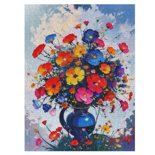 500 Stück Sonnenblumen-Ölgemälde-Puzzles, Blumen-Puzzles für Erwachsene, 500 Teile und höher, Sonnenblumen-Puzzle, Geschenke für Erwachsene und Familien, bunte Illustration 500 Stück Sonnenblumen-Ölgemälde-Puzzles, Blumen-Puzzles für Erwachsene, 500 Teile und höher, Sonnenblumen-Puzzle, Geschenke für Erwachsene und Familien, bunte Illustration von NANVIER