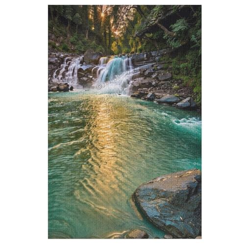 Puzzle für Erwachsene 1000 Teile - Berge Wasserfall Wasserfluss Bach Bach Landschaft Puzzle - Natur Puzzle - 1000 Teile Puzzles für Erwachsene und Familien - Puzzle Crush Puzzle für Erwachsene 1000 Teile - Berge Wasserfall Wasserfluss Bach Bach Landschaft Puzzle - Natur Puzzle - 1000 Teile Puzzles für Erwachsene und Familien - Puzzle Crush von NANVIER