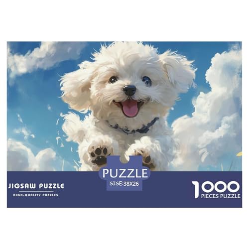Bichon Frise Puzzles 1000 Teile Puzzle 38x26cm/1000pcs Für Erwachsene Kinder Stressabbau Spielzeug Kreative DIY Karton Bichon Frise Puzzles 1000 Teile Puzzle 38x26cm/1000pcs Für Erwachsene Kinder Stressabbau Spielzeug Kreative DIY Karton von NAOFEKUID