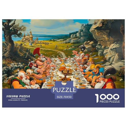 Campingplätze Puzzles 1000 Teile Puzzle 70x50cm/1000pcs Für Erwachsene Und Kinder Pädagogisches Familienpuzzle DIY Karton von NAOFEKUID