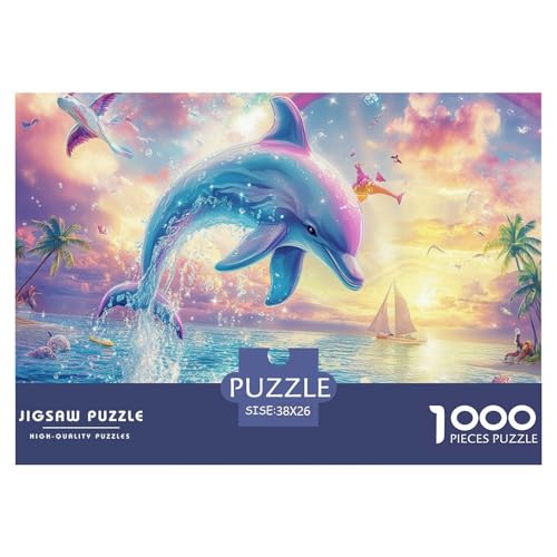 Delphin Puzzles 1000 Teile Puzzle 38x26cm/1000pcs Für Erwachsene Kinder Pädagogisches Kreative DIY Karton Delphin Puzzles 1000 Teile Puzzle 38x26cm/1000pcs Für Erwachsene Kinder Pädagogisches Kreative DIY Karton von NAOFEKUID
