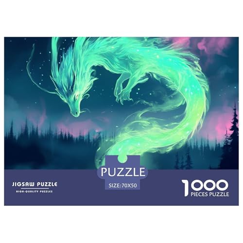 Drachen Puzzle 1000 Teile Puzzle 70x50cm/1000pcs Für Erwachsene Kinder Pädagogisches Kreative DIY Karton Drachen Puzzle 1000 Teile Puzzle 70x50cm/1000pcs Für Erwachsene Kinder Pädagogisches Kreative DIY Karton von NAOFEKUID