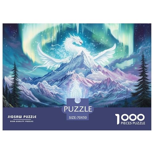 Drachen Puzzles 1000 Teile Puzzle 70x50cm/1000pcs Für Erwachsene Kinder Stressabbau Spielzeug Familienpuzzle DIY Karton von NAOFEKUID
