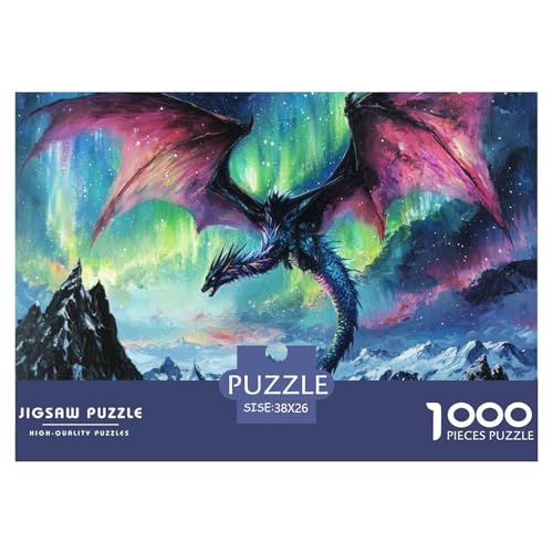 Drachen Puzzles 1000 Teile Puzzles 38x26cm/1000pcs Für Erwachsene Kinder Pädagogisches Familienpuzzle DIY Karton Drachen Puzzles 1000 Teile Puzzles 38x26cm/1000pcs Für Erwachsene Kinder Pädagogisches Familienpuzzle DIY Karton von NAOFEKUID